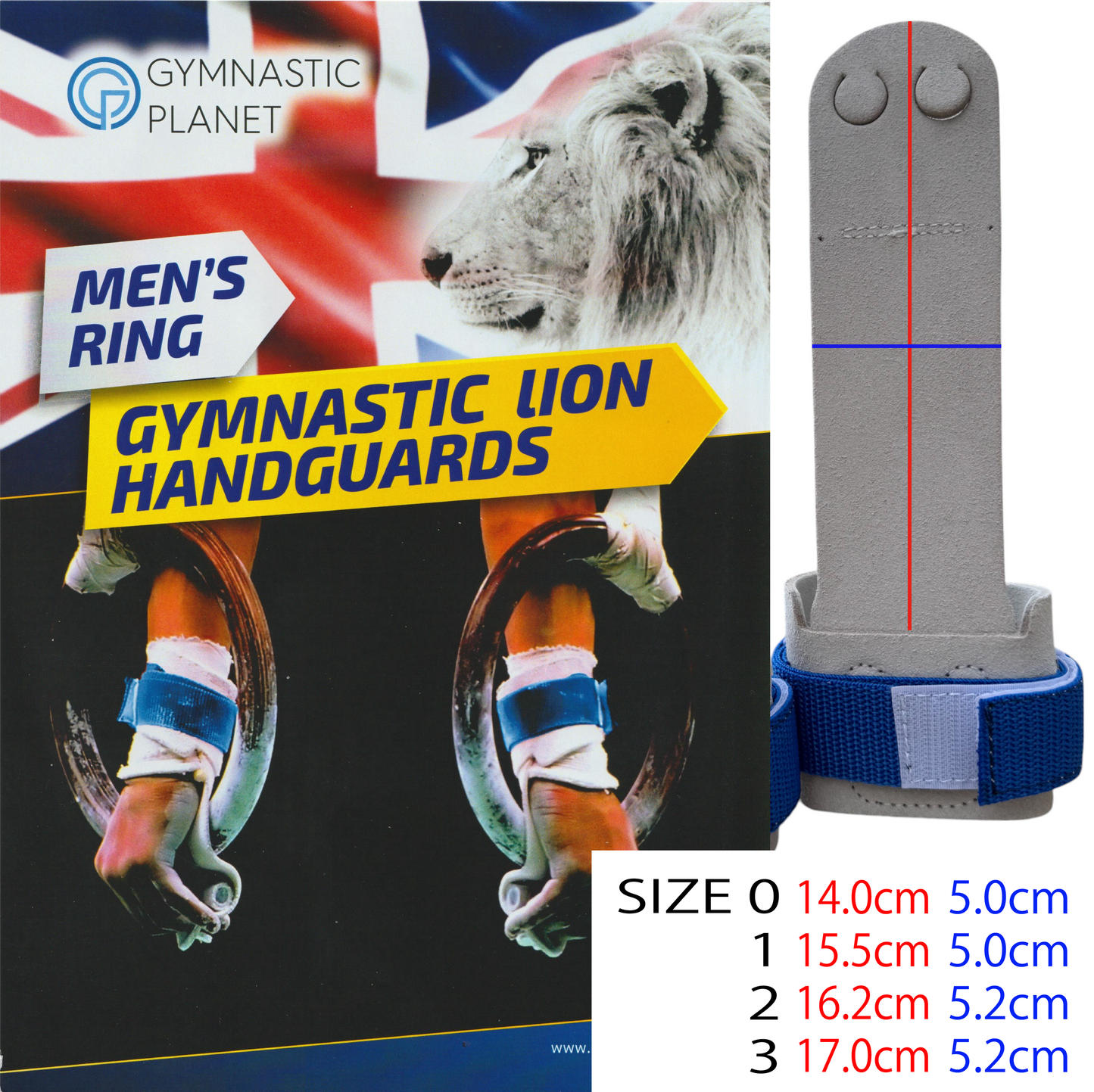 Lion Men's Ring Verclo Handguards